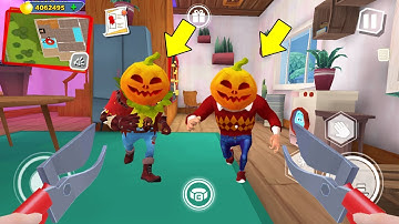 Dark Riddle New Update 15.1( Mod Skin PUMPKINHEAD )Mixed Game Play part ;7