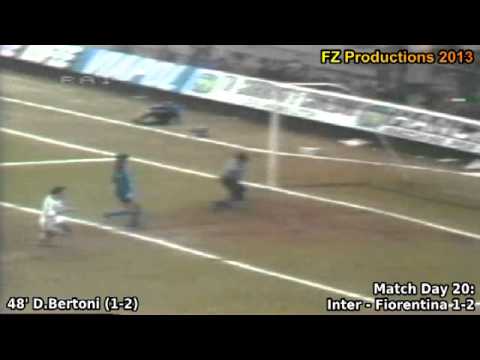 Serie A 1980-1981, day 20 Inter - Fiorentina 1-2 (D.Bertoni goal)