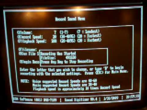 Tandy 1000RL audio in DOS