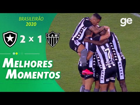 BOTAFOGO 2 X 1 ATLÉTICO-MG | MELHORES MOMENTOS |  4ª RODADA BRASILEIRÃO 2020 | ge.globo