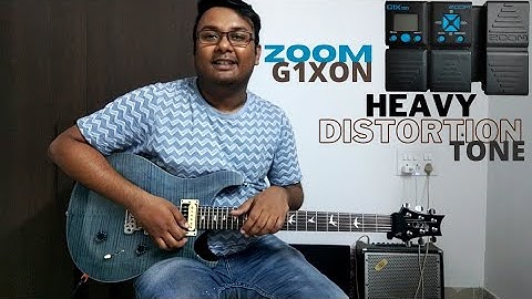 ZOOM G1XON | HEAVY DISTORTION PATCH SETTINGS |