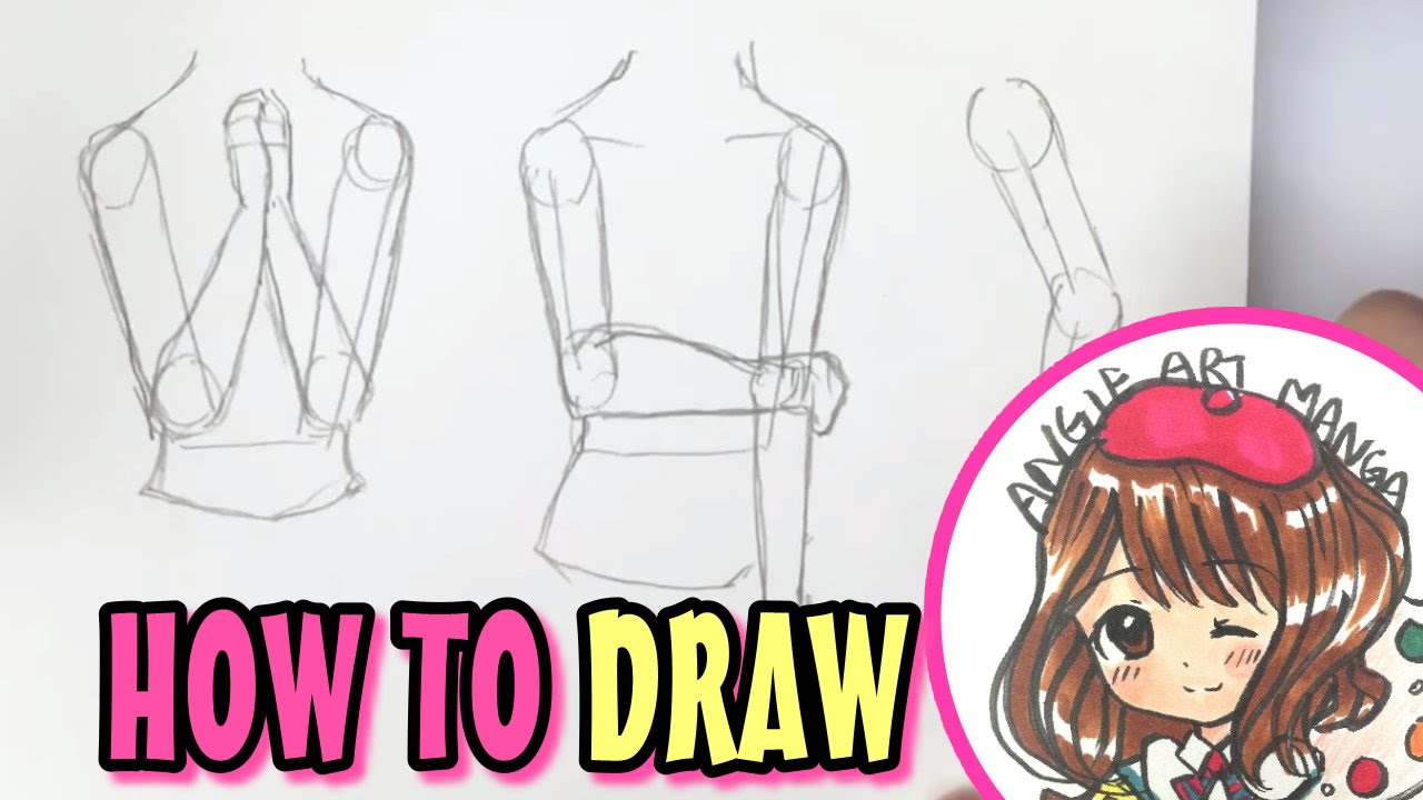 how to draw anime girl arms