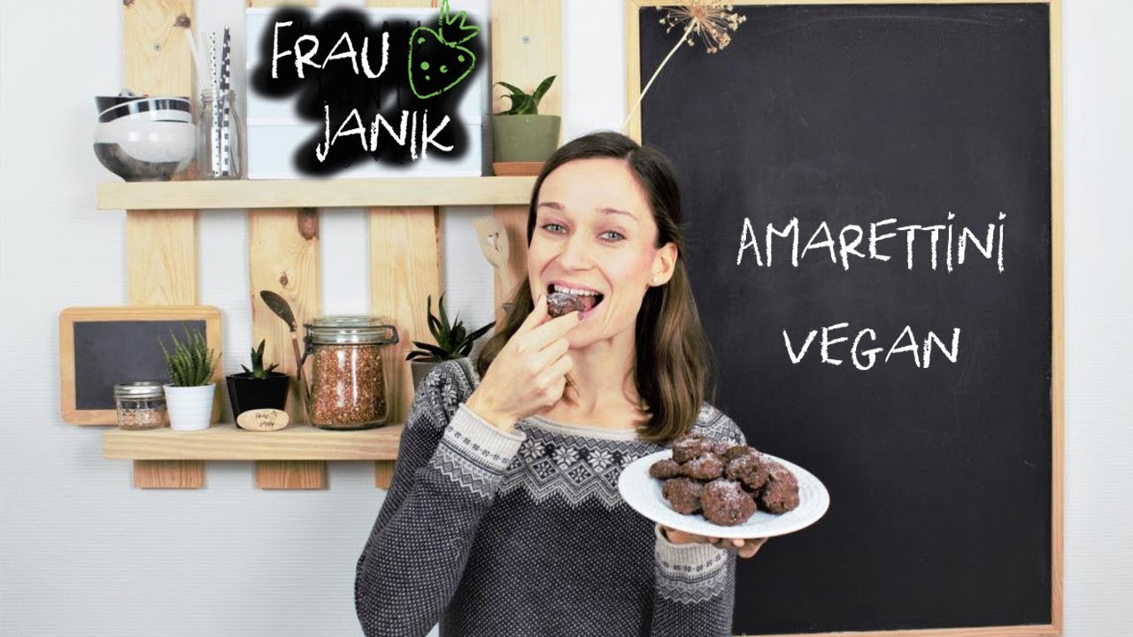 Vegane Amarettini Mit Aquafaba Youtube 