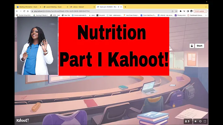 Nutrition Part I -Kahoot!