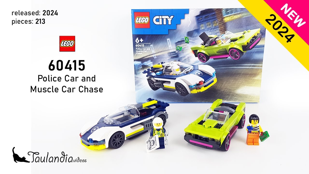 reas1マクロ付き Police Car and Muscle Car Chase 60415 | City | Buy online at