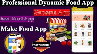 How to Make a Food Ordering App - Delivery Android App with Admin Panel - Tech Tips Tricks 2021