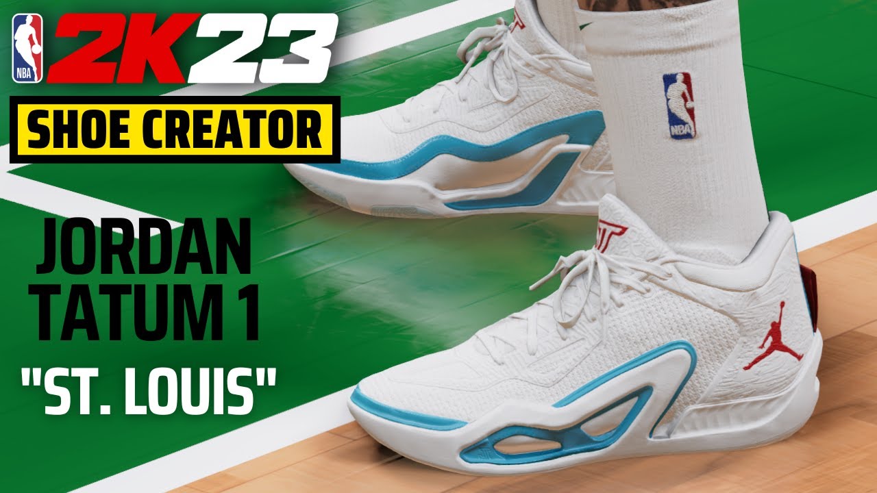 Jordan Tatum 1 St. Louis  NBA 2K23 Shoe Creator 