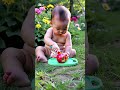 Adorable Baby Enjoys Apple 🍎