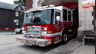 Baltimore City Engine 47 Responding