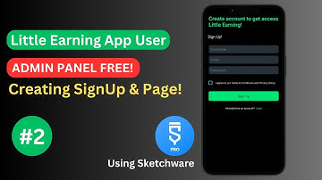 Build SignUp Page Professional | Sketchware | Part 2