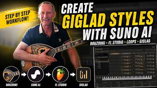 Create Giglad Styles with Suno AI | Bouzouki, FL Studio & Loop Workflow English Voice-Over