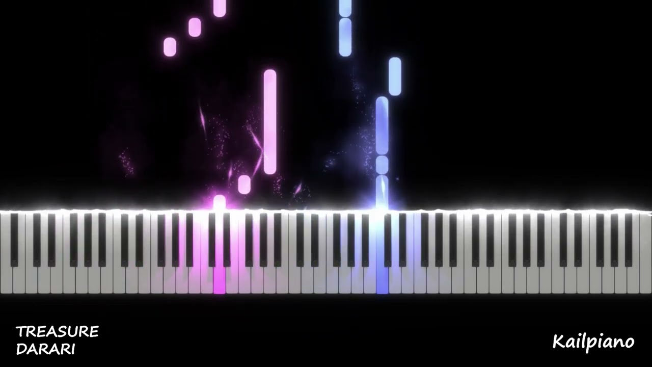 TREASURE(트레저) - DARARI(다라리) / Piano Tutorial