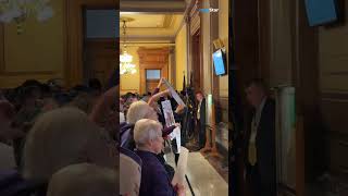 See reaction in Indiana Statehouse when redistricting push failed