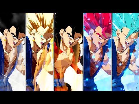 SSJ4 Gogeta without his vest/jacket [Dragon Ball FighterZ] [Mods]