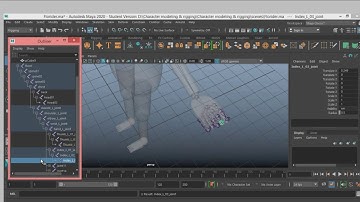 3D character rigging in maya 2020 For beginner tutorial part-03(creating arm & hand skeleton)
