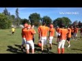 Armada huddles and gets ready for 7 on 7 drill. #miprepzone