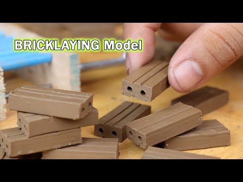 How to make Mini Bricks for Mini House Model