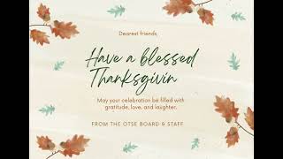 Thanksgiving Greetings 2021