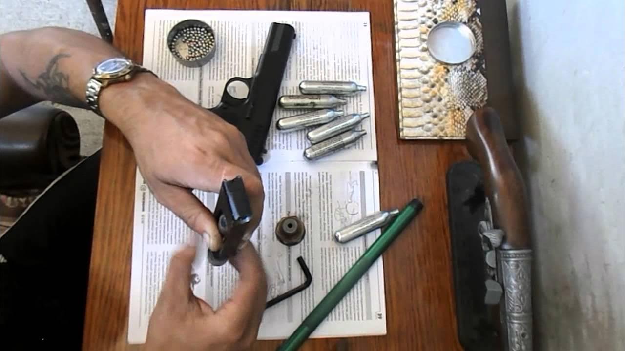 заправка баллончика CO2 для пневматики. refill cartridge CO2 for ...