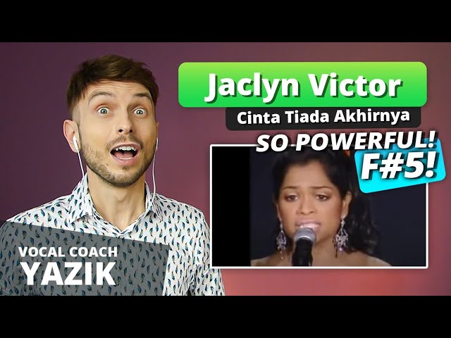 Vocal Coach YAZIK reaction to Jaclyn Victor - Cinta Tiada Akhirnya class=