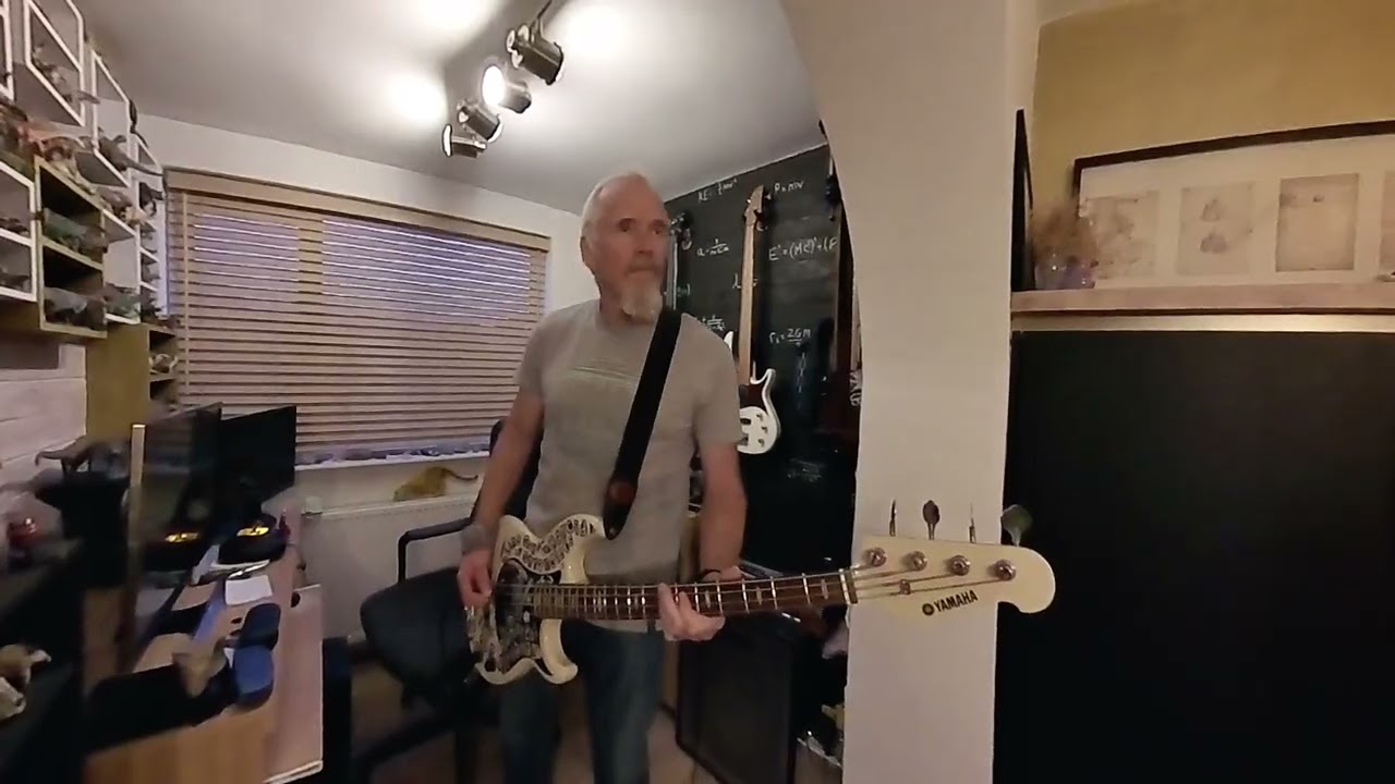 Snowy and freezing and not out on my bike, so more messing on bass Part deux