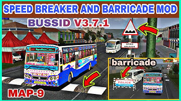 New Speed breaker and barricade map mod for bussid v3.7.1 # tamilnadu map mod for bussid v3.7.1