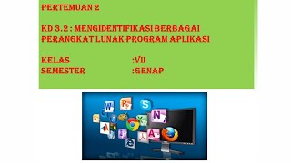 Mengidentifikasi berbagai Software Program Aplikasi screenshot 1