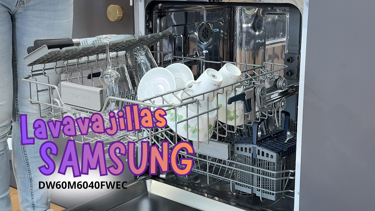 🍴 Samsung DW60M6040FWEC | Lavavajillas de 13 servicios y Clase E