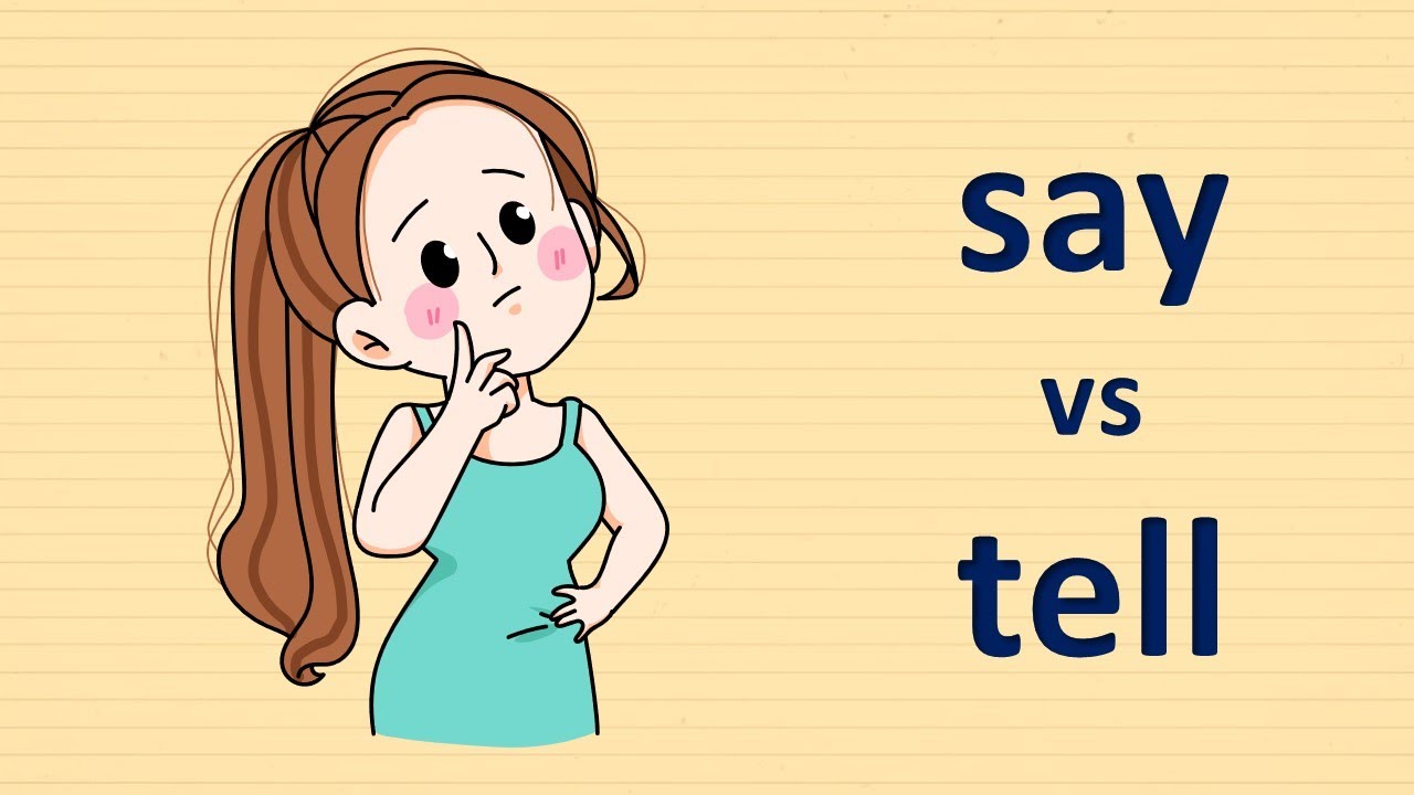 Разница между глаголами say и tell