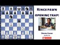 OPENING TRAP #1! Kings pawn game! Mga na experienced ni coach sa tournament!