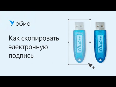 Как скопировать электронную подпись в СБИС