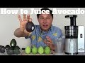 How to Make Avocado Juice with a Juicer