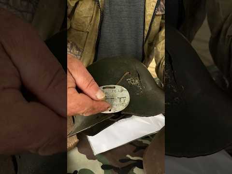 Нашли бойца вместе с котелком и остатками каши #раскопки #катясвами