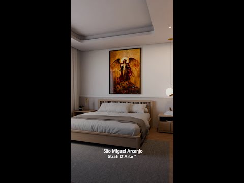 Quadro São Miguel Arcanjo Strati D'Arte