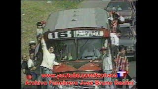 Caravana, incidentes y Fútbol: Boca 2 - Chacarita 0 - Apertura 1999