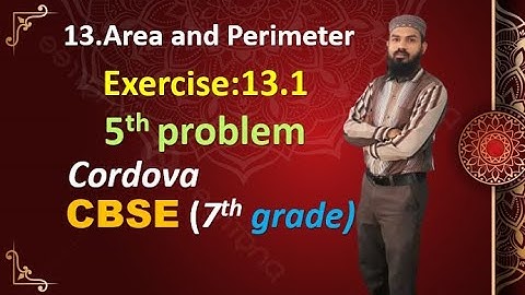 5. Two cross-roads each of width 5 m run at right angles through the centre of arectangular park 70