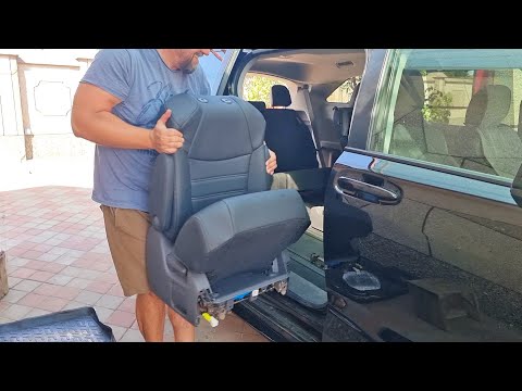 Toyota Sienna 2021 - 2025 Снятие второго ряда сидений