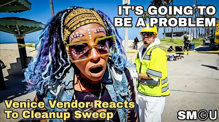 𝗧𝗘𝗠𝗣𝗘𝗥𝗦 𝗙𝗟𝗔𝗥𝗘: Venice Vendor Sounds Off During Encampment Cleanup