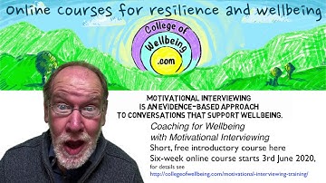 Free online course introducing Coaching for Wellbeing with Motivational Interviewing