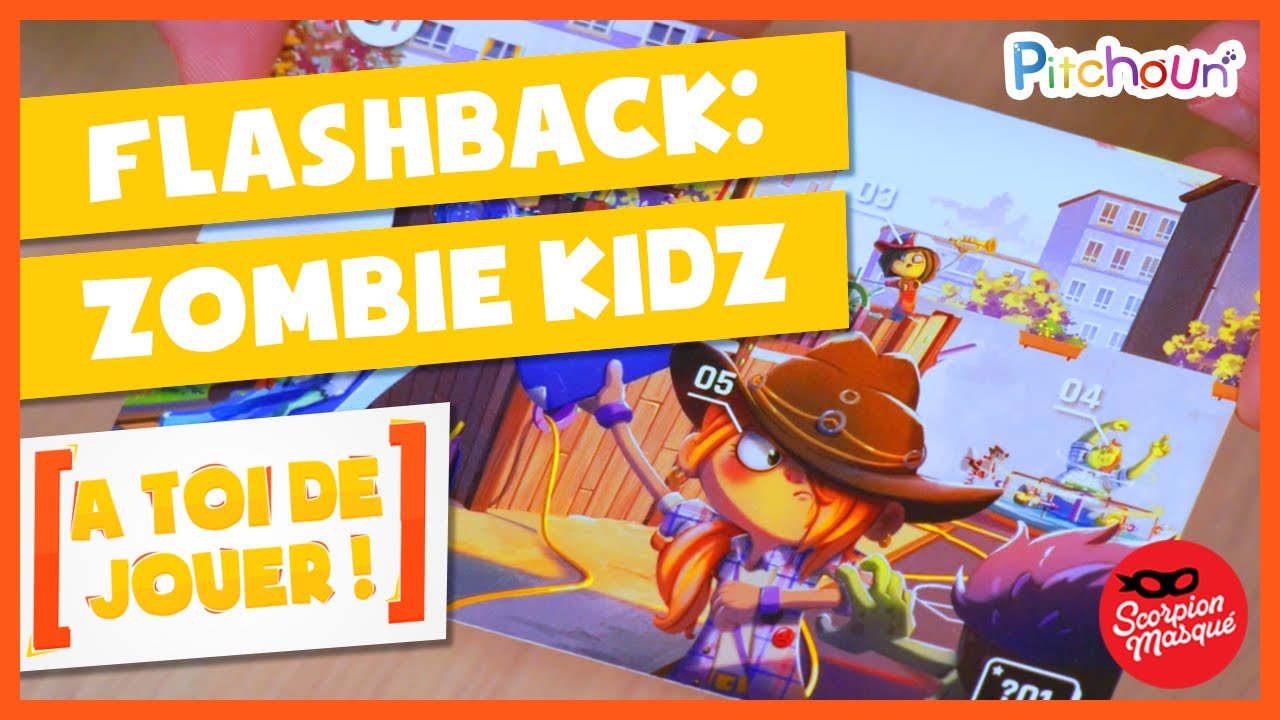 Scorpion Masqué Flashback (Zombie Kidz) | Cooperative Game for Kids and  Families | Ages 7+ | 1 to 4 Players | 30 Minutes