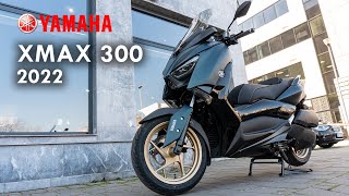 2022 Yamaha XMAX 300 Tech Max Walkaround, Starting Sound, All Details