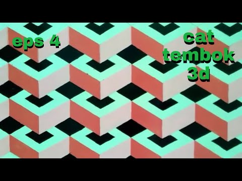 Tutorial cat  tembok  3d  YouTube