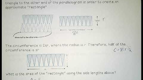 Grade 7 Module 3 Lesson 17: Area of a Circle