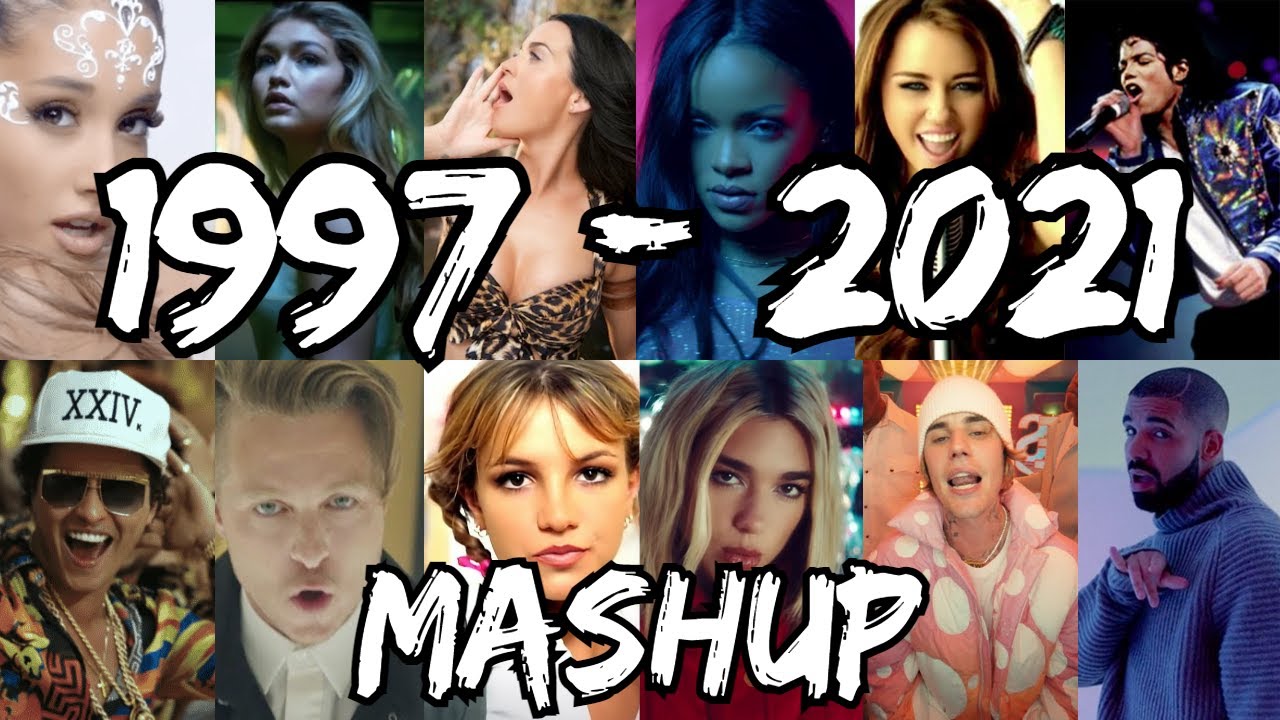 POP SONGS WORLD 1997 2021  POP 2021 MEGAMX 200 Songs Mashup
