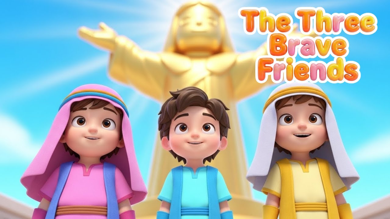 😲 The Fire Didn't Burn! The Story of 3 Brave Friends | Little Kingdom Kids