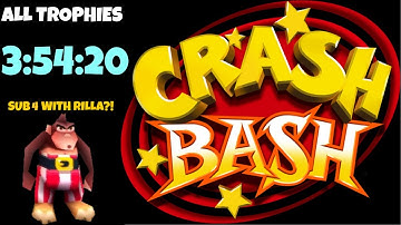Crash Bash All Trophies With Rilla in 3:54:20