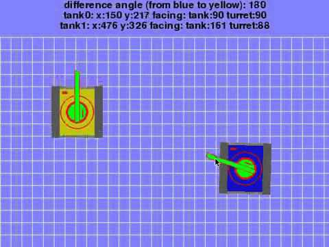 The Python Game Book  pygame  rotating toward a targert