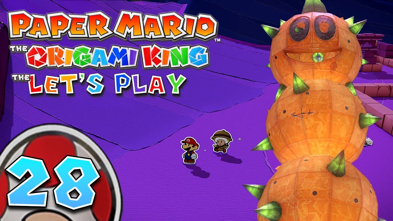 Professor Toad gefunden! und Riesen Pokey | Paper Mario The Origami King | 28