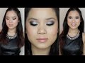 black dress prom makeup prom makeup pt 2 black prom dress makeup #prom2024 #prom #prommakeup #blackglitter