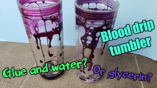 2 ways to make a blood drip lava lamp tumbler - which is better? #lavalamptumbler